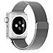 Dam  Cinturino In Metallo Compatibile Apple Watch 42/44/45/49mm 24x2x0,2 Cm. Color Argento - Foto miniatura 3
