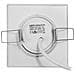 Set Di 3 Fari Led Bianchi 230v - Design Compatto 8x8 Cm Per Illuminarte Ogni Spazio! - Foto miniatura 6