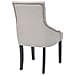 Sedie Da Pranzo 6 Pz Grigio Crema In Tessuto - Foto miniatura 5