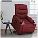 Poltrona Alzapersona Reclinabile Rosso Vino in Similpelle - Foto miniatura 2