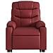 Poltrona Alzapersona Reclinabile Rosso Vino in Similpelle - Foto miniatura 9