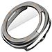 Custodia Protettiva In Pc Con Scala Cava Compatibile Con Samsung Watch8 - Giallo Grigiastro - Foto miniatura 2