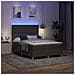 Letto a molle con materasso Grigio scuro 160 x 200 cm Tessuto - Foto miniatura 6