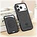 Custodia A Portafoglio Magnetica In Pelle Pu Nera Compatibile Con Iphone 17 Pro - Foto miniatura 6