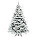Albero di Natale artificiale con 300 LED Bianco 210 cm PE e PVC - Foto miniatura 3