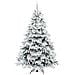 Albero di Natale artificiale con 300 LED Bianco 210 cm PE e PVC - Foto miniatura 4
