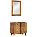 Set Mobili da Bagno 2pz in Legno Massello di Mango - Foto miniatura 1