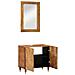 Set Mobili da Bagno 2pz in Legno Massello di Mango - Foto miniatura 2