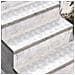 Dischi Quadrati 4 pcs Argento 80 x 20 cm Alluminio - Foto miniatura 3