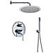 Set miscelatore doccia, Blackswan, tipo M70.1 LED, modello cromato lucido, misura 20 cm - Foto miniatura 1