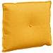 Cuscino per Schiena Giallo Chiaro 60 x 50 cm Tessuto in Cords - Foto miniatura 1