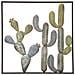 Decorazione In Metallo 3d Cactus 4-verde-metallo-50x1,3x50 Cm - Foto miniatura 1
