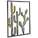 Decorazione In Metallo 3d Cactus 4-verde-metallo-50x1,3x50 Cm - Foto miniatura 2