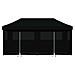 Tenda Party Nero 292 x 580 x 315 cm Tessuto Oxford - Foto miniatura 4