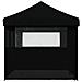 Tenda Party Nero 292 x 580 x 315 cm Tessuto Oxford - Foto miniatura 6