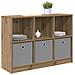 Credenza con cassetto Rovere artigianale 102 x 32 x 73,5 cm - Foto miniatura 3
