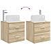 Mobile Lavabo da Parete Rovere Sonoma 49,5 x 44,5 x 66 cm - Foto miniatura 7