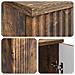 Scrivania Rovere Fumo 142,5 x 50 x 75 cm Legno ingegnerizzato - Foto miniatura 7