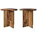 Tavolo laterale 2 pcs Legno antico Ø 39 x 38 cm - Foto miniatura 1