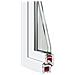 Finestra a Ribalta per Seminterrato RISOR 40 x 40 cm - Foto miniatura 7