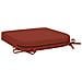 Cuscino per sedile a 1 pezzo SOEST 100% Poliestere Rosso - Foto miniatura 4
