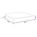 Cuscino per sedile a 1 pezzo SOEST 100% Poliestere Rosso - Foto miniatura 7