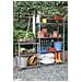 Scaffale Robusto Fin Outdoor Con 3 Piani Cm 36 X 60 X 75 Libreria Heavy In Acciaio Zinco-cromato Per Esterni Kit Archimede - Foto miniatura 2
