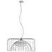 LED-COUGAR-BCO - Lampadario Minimal Metallo Bianco Moderno Interno Led 24 watt Luce Naturale - Foto miniatura 1