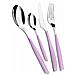Posate Glamour Di , Set 24 Pz. Scatola Gallery - Lilla - Foto miniatura 1