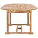 Set da Pranzo per Esterni 7 pz 150-200x100x75 cm Teak Massello - Foto miniatura 7
