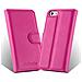 Cadorabo Custodia Compatibile Con Apple Iphone 5 / Iphone 5s / Iphone Se In Rosa Vivo - Coperchio Protettiva Con Chiusura Magnetica, Funzione Stand E Tasca Per Le Carte - Foto miniatura 6