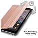 Custodia Per Tablet Compatibile Con Kindlefire Hd 10 2017 (7. Gen.) In Oro Rosa Pastello - Coperchio Protettiva Ultra Sottile Con Funzione Auto Wake Up E Stand - Foto miniatura 3