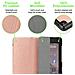 Custodia Per Tablet Compatibile Con Kindlefire Hd 10 2017 (7. Gen.) In Oro Rosa Pastello - Coperchio Protettiva Ultra Sottile Con Funzione Auto Wake Up E Stand - Foto miniatura 7