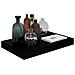 Scaffali A Parete 4 Pz Nero Lucido 40x23x3,8 Cm In Mdf - Foto miniatura 3