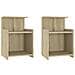 Comodini 2pz Rovere Sonoma 40x35x60 cm in Legno Multistrato - Foto miniatura 1
