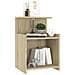 Comodini 2pz Rovere Sonoma 40x35x60 cm in Legno Multistrato - Foto miniatura 3