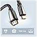Cavo Hdmi 2.1 Ultra Hd 8k Intrecciato Resistente 2 Metri Nero Usams - Foto miniatura 5