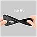 Custodia Compatibile Con Apple Iphone 7 / 7s / 8 / Se 2020 In Nero Profondo - Coperchio Protettivo In Silicone Tpu Con Applicazione Di Finta Pelle Nobile - Foto miniatura 4