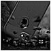 Custodia Compatibile Con Apple Iphone 7 / 7s / 8 / Se 2020 In Nero Profondo - Coperchio Protettivo In Silicone Tpu Con Applicazione Di Finta Pelle Nobile - Foto miniatura 5