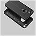Custodia Compatibile Con Apple Iphone 7 / 7s / 8 / Se 2020 In Nero Profondo - Coperchio Protettivo In Silicone Tpu Con Applicazione Di Finta Pelle Nobile - Foto miniatura 7