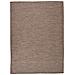 Tappeto Da Esterni A Tessitura Piatta 140x200 Cm Marrone - Foto miniatura 1