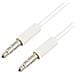 Cavo Audio Ausiliario Doppio Jack Maschio/maschio 3,5 Mm Lunghezza 1 M - Bianco - Foto miniatura 1