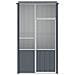Gabbia per Uccelli Antracite 115x78x200 cm in Acciaio Zincato - Foto miniatura 3