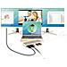 JCD381-N Mini dock-Ethernet Dual HDMI USB Type-C™ / HUB USB 3.1 / PD2.0 - Foto miniatura 9