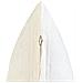 Set Di 2 Cuscini Mindala Lino 50 X 50 Cm Bianco Sporco Scritta - Foto miniatura 5