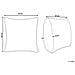 Set Di 2 Cuscini Mindala Lino 50 X 50 Cm Bianco Sporco Scritta - Foto miniatura 6