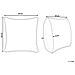 Set Di 2 Cuscini Mindala Lino 50 X 50 Cm Bianco Sporco Scritta - Foto miniatura 12