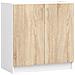 Mobile da cucina per incasso del forno LIMA, 2 ante, 80x44,5x82 cm, Colore Bianco e Sonoma Quercia - Foto miniatura 1