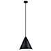 Lampada A Sospensione Spirit - Nero - Acciaio Verniciato A Polvere - 100x32x30 Cm - Foto miniatura 1