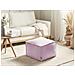 Pouf Sherali Cotone Rosa - Foto miniatura 1